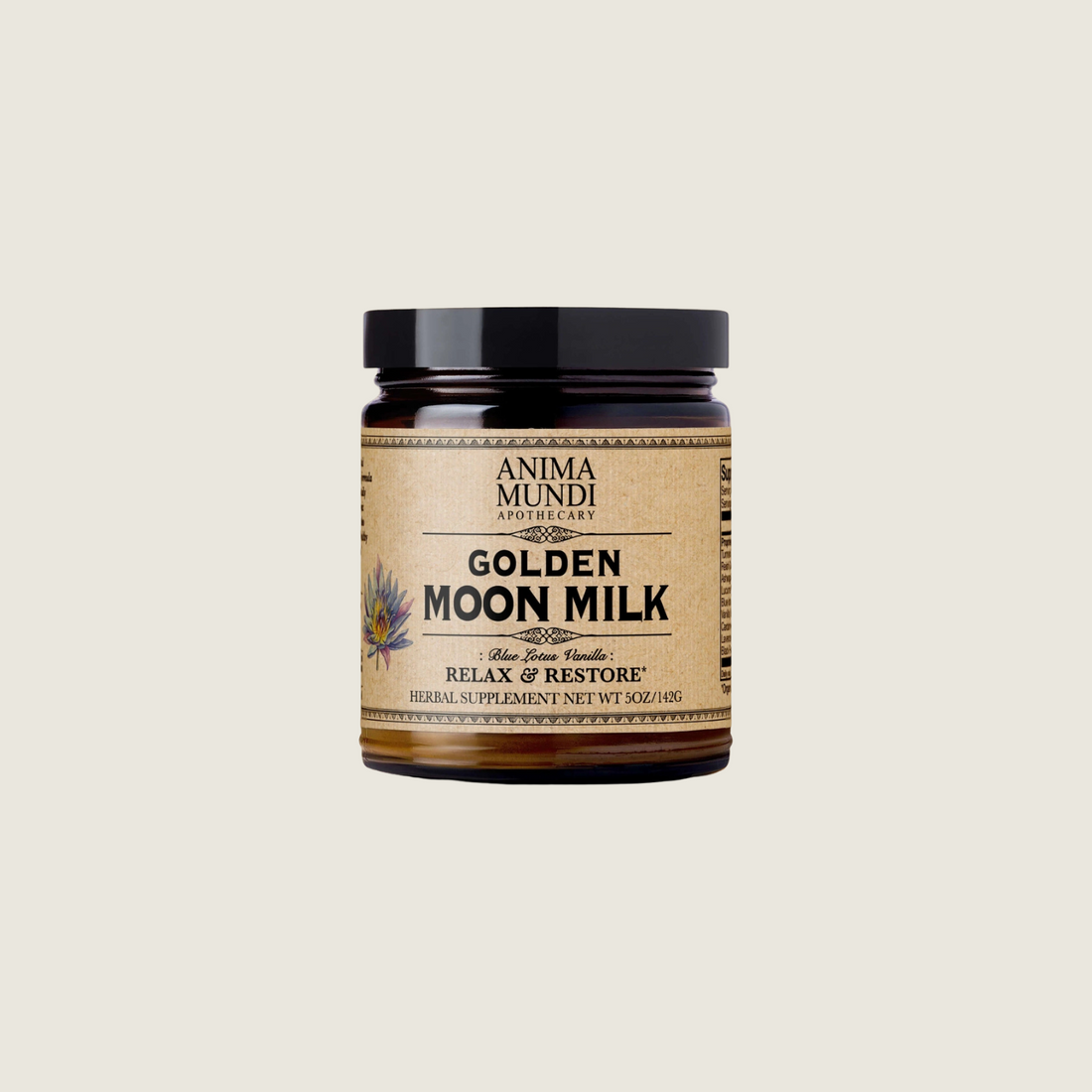 Golden Moon Milk -  Blue Lotus Vanilla - Blackbird General Store