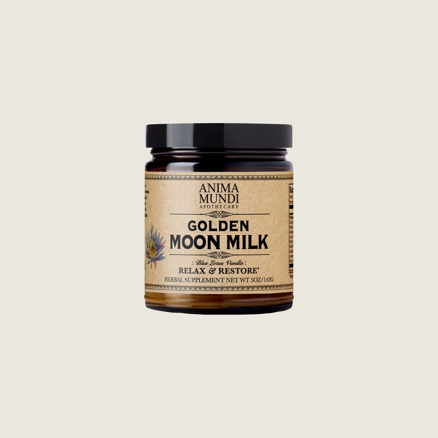 Golden Moon Milk -  Blue Lotus Vanilla - Blackbird General Store