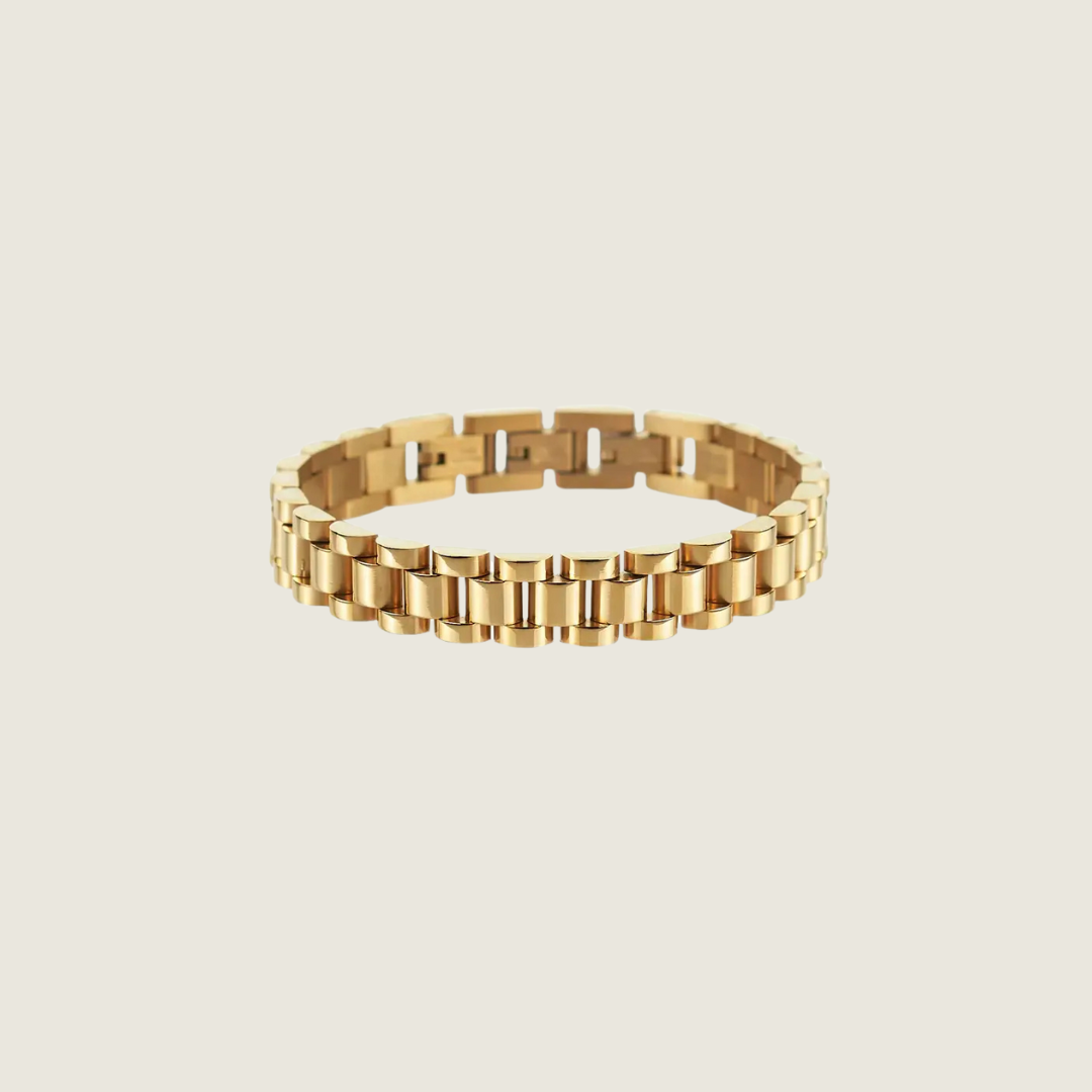 Gold Watch Band Bracelet