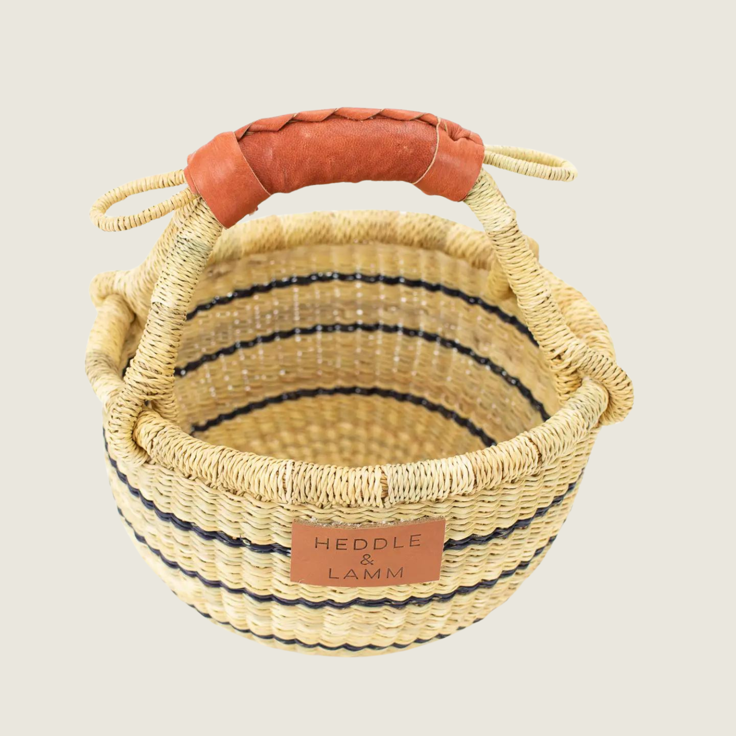 Babi Mini Bolga Basket-Stripped