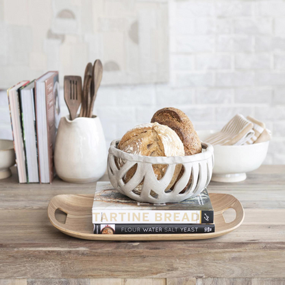 Stoneware Bread Basket