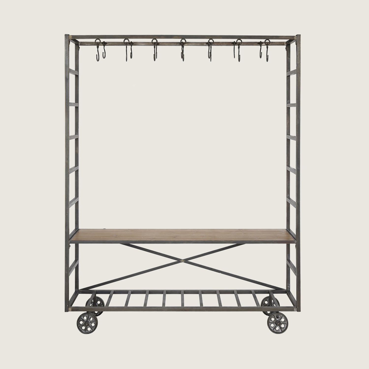 Cart &amp; Bench w/ Hooks