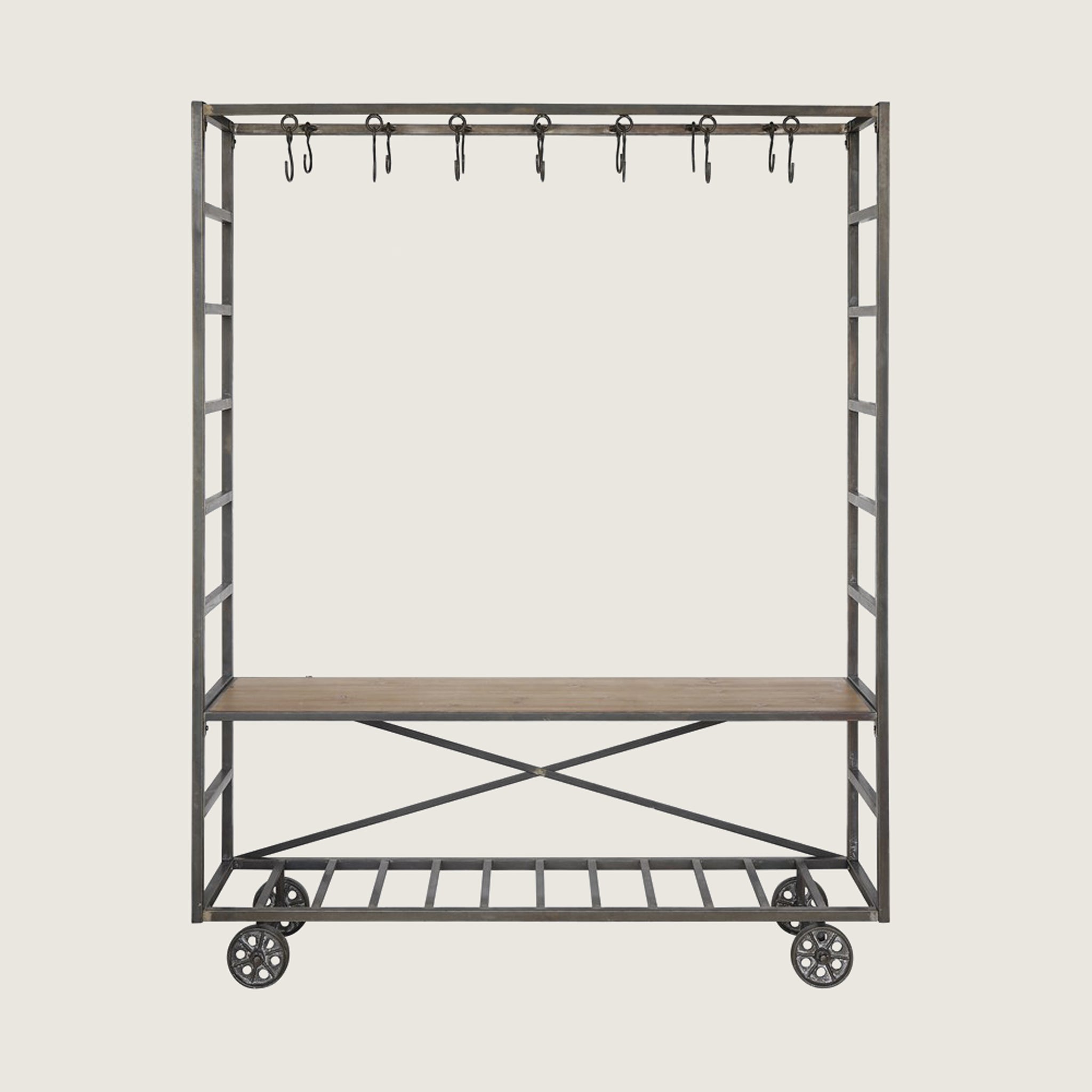 Cart &amp; Bench w/ Hooks