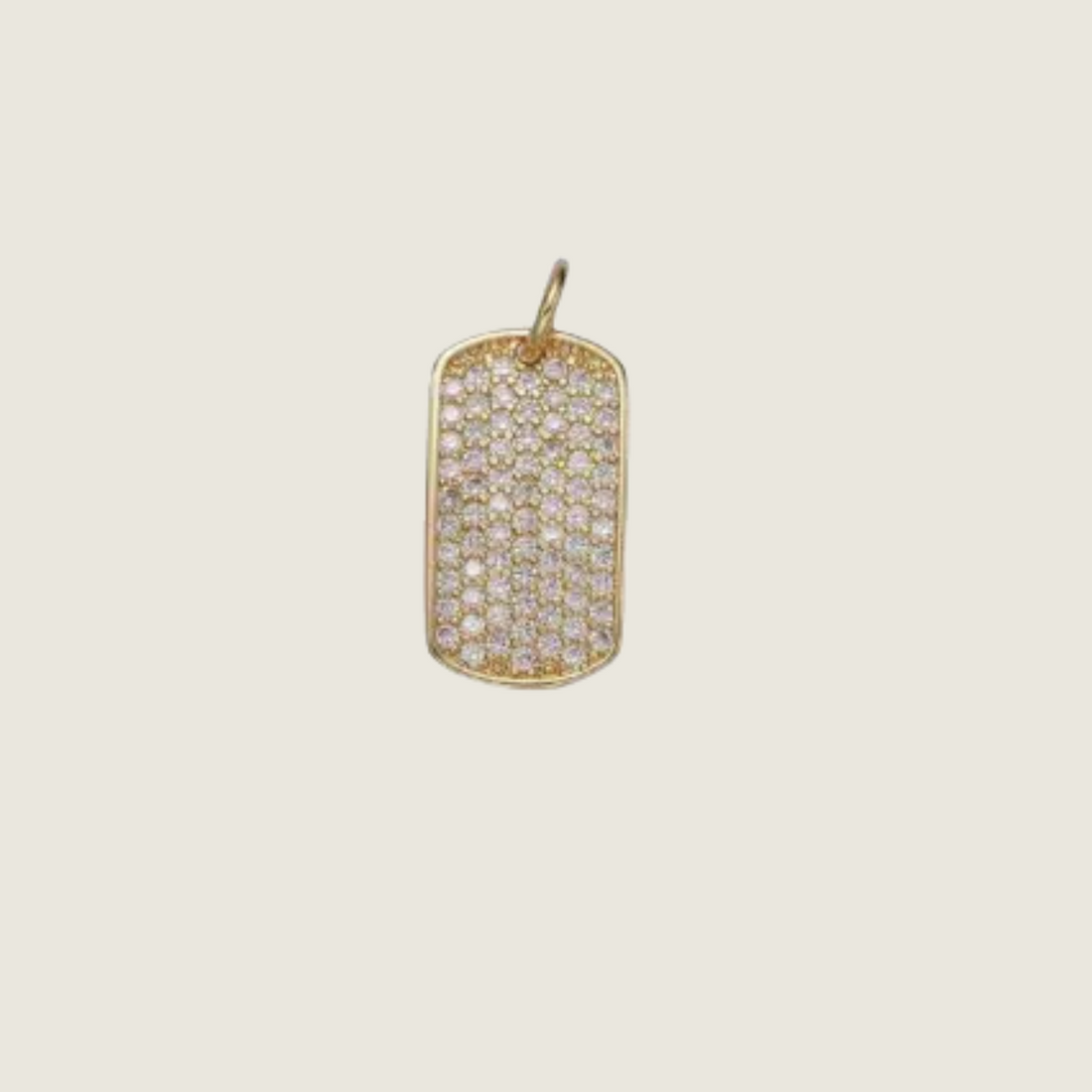 Stone Dog Tag Charm - Blackbird General Store