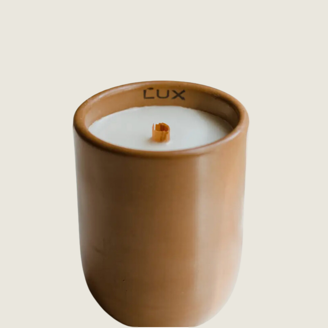 Lux Wooden Wick Handmade Candle