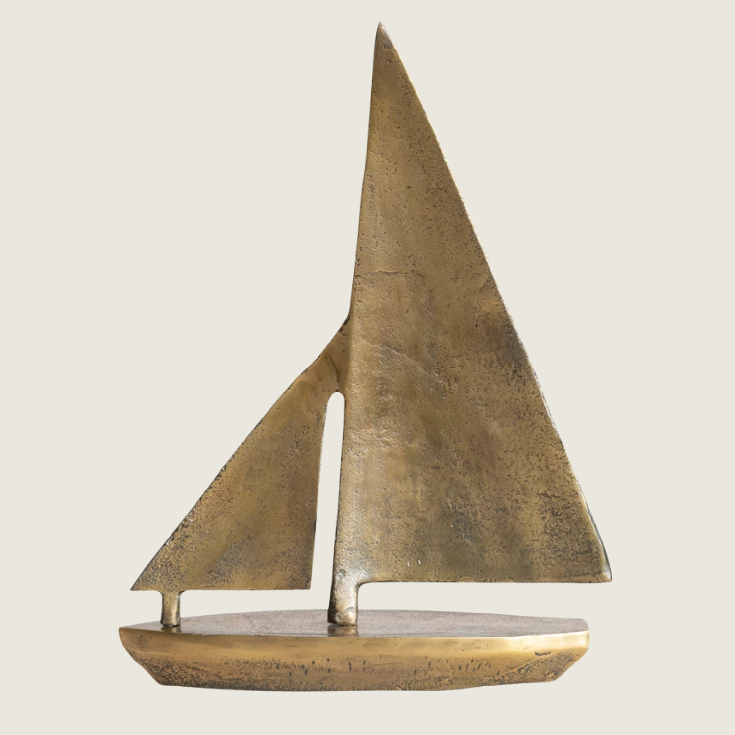 Antique Brass Sailboat