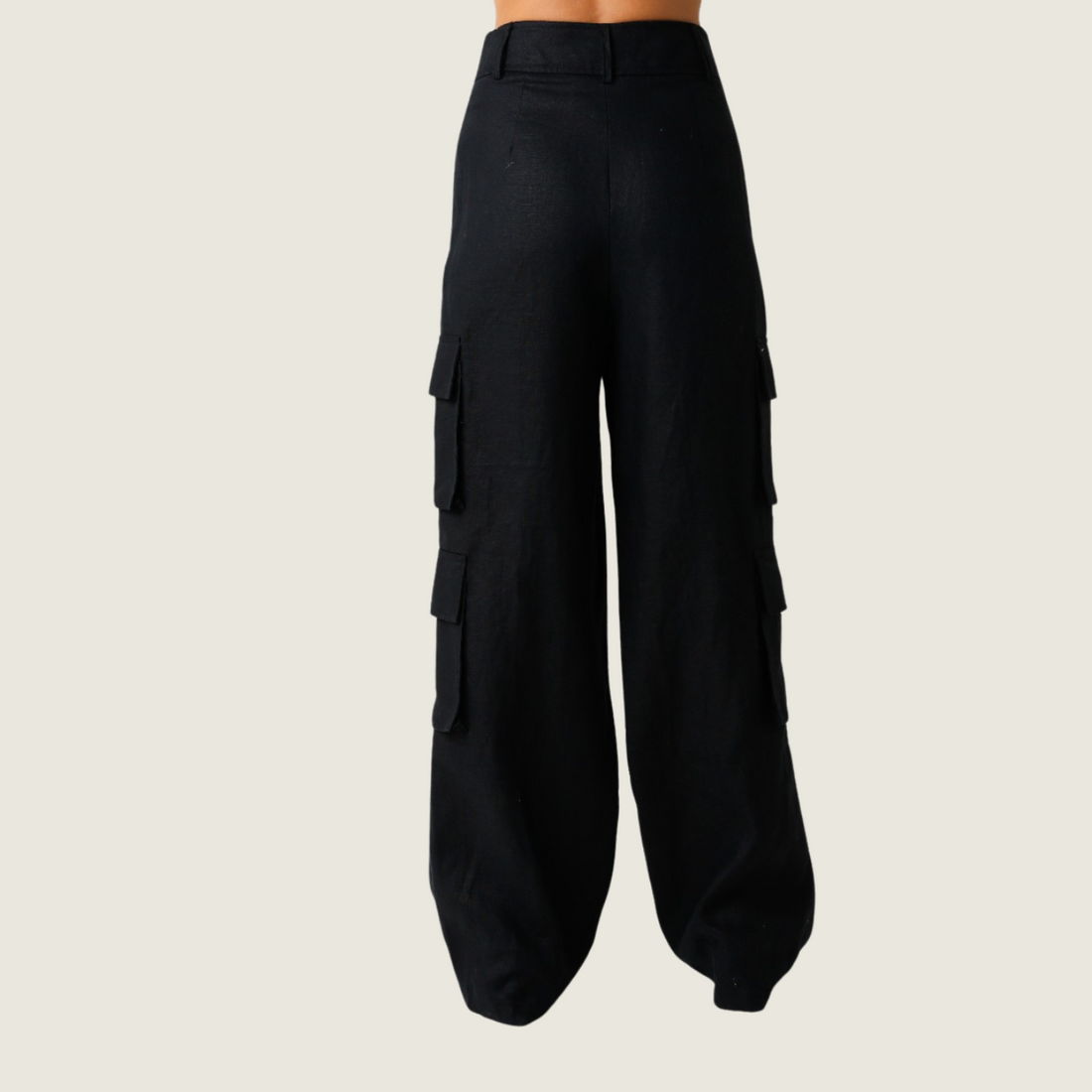 Black Linen Trousers - Blackbird General Store