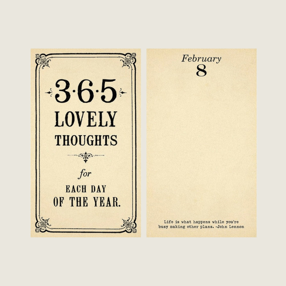 365 Lovely Thoughts Notepad - Blackbird General Store