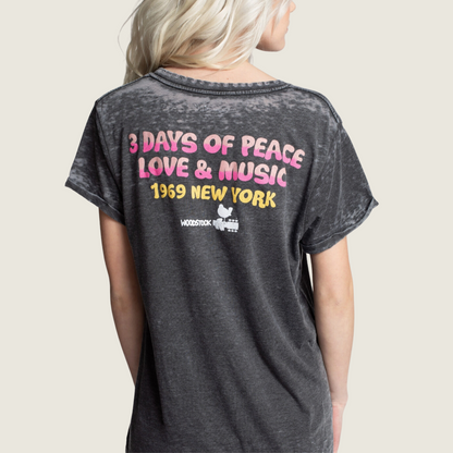 Woodstock Burnout Tee