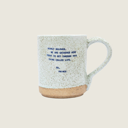 Speckled XO Mugs - Favorite Quotes