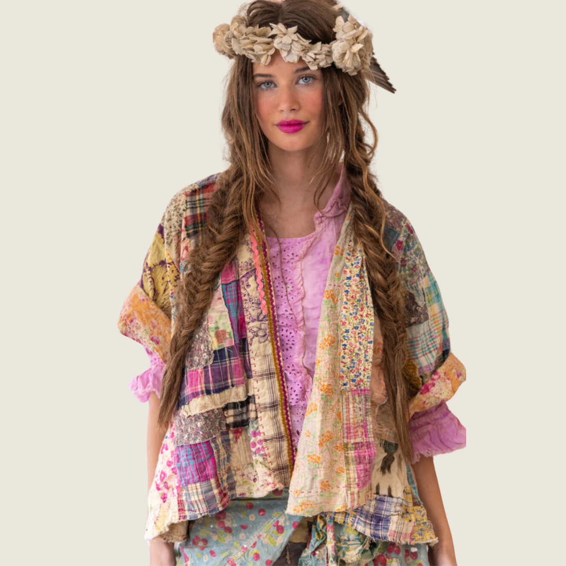 Patchwork Dekker Kimono