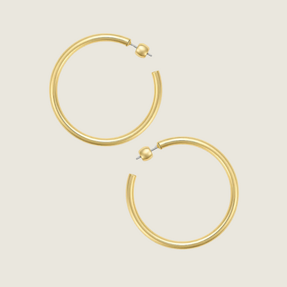 Carter Statement Hoops - Gold