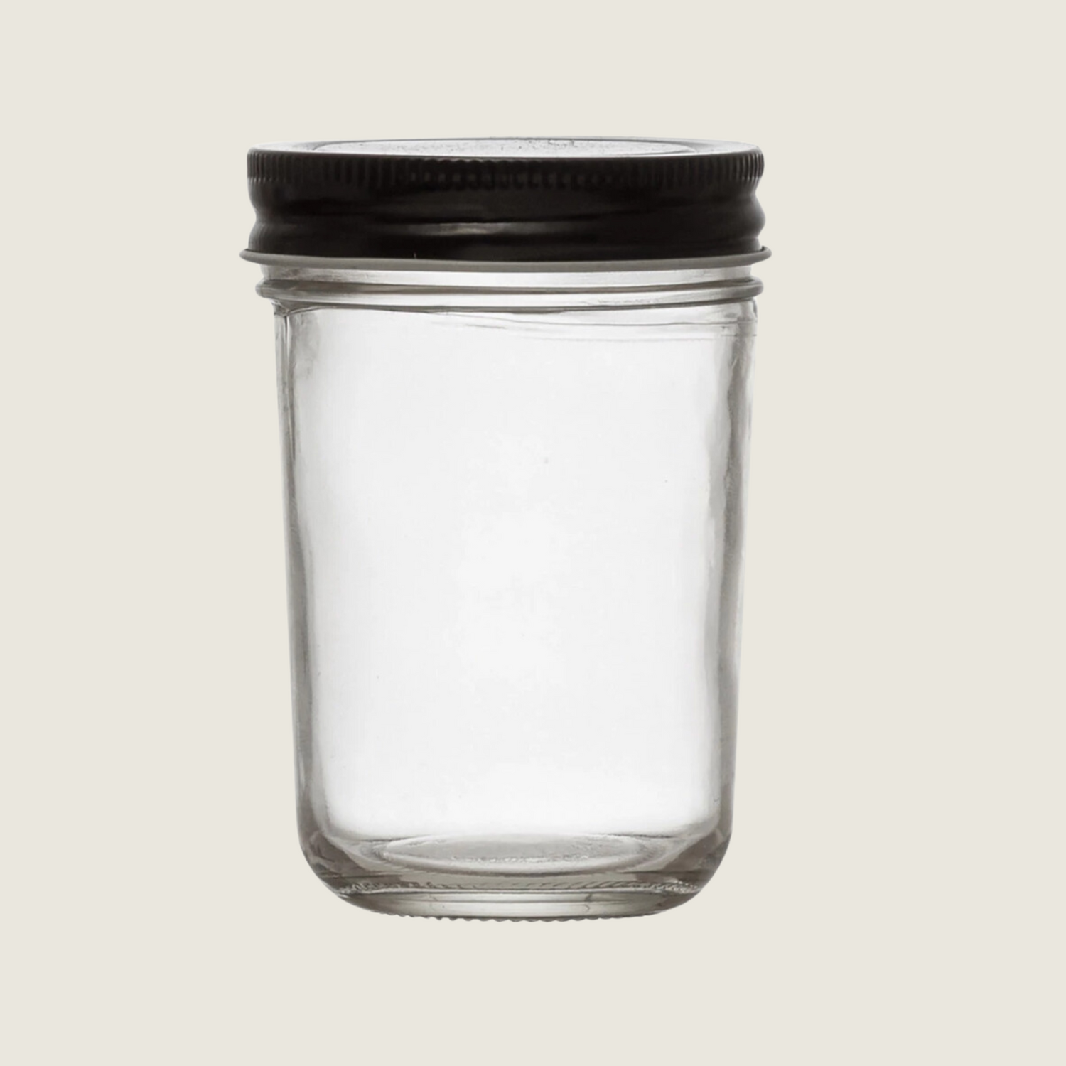 Multi Purpose 8 oz Jar - Black Lid