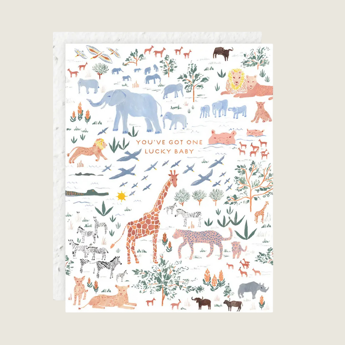 Lucky Baby - Baby Card - Blackbird General Store