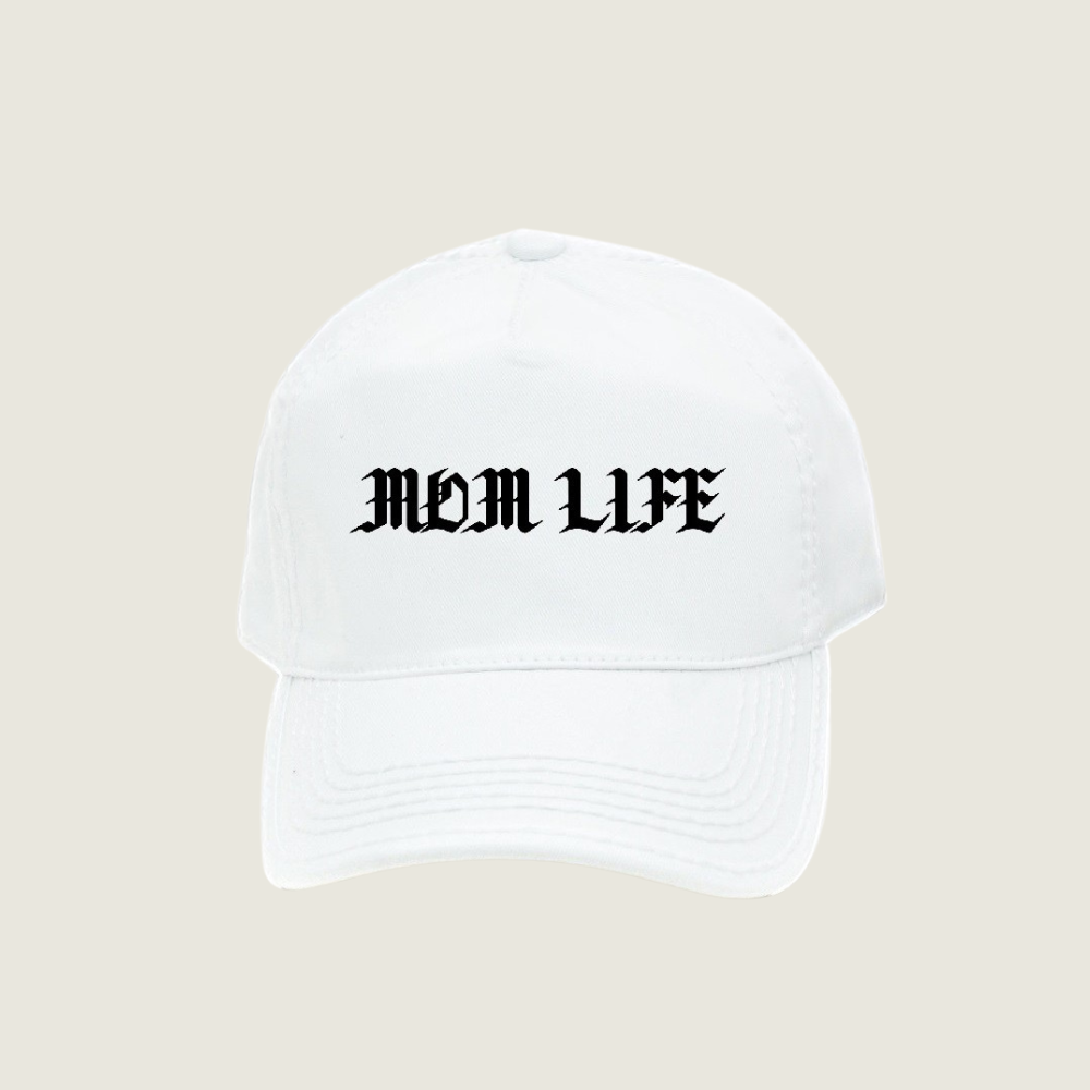 Mom Life Hat - White - Blackbird General Store