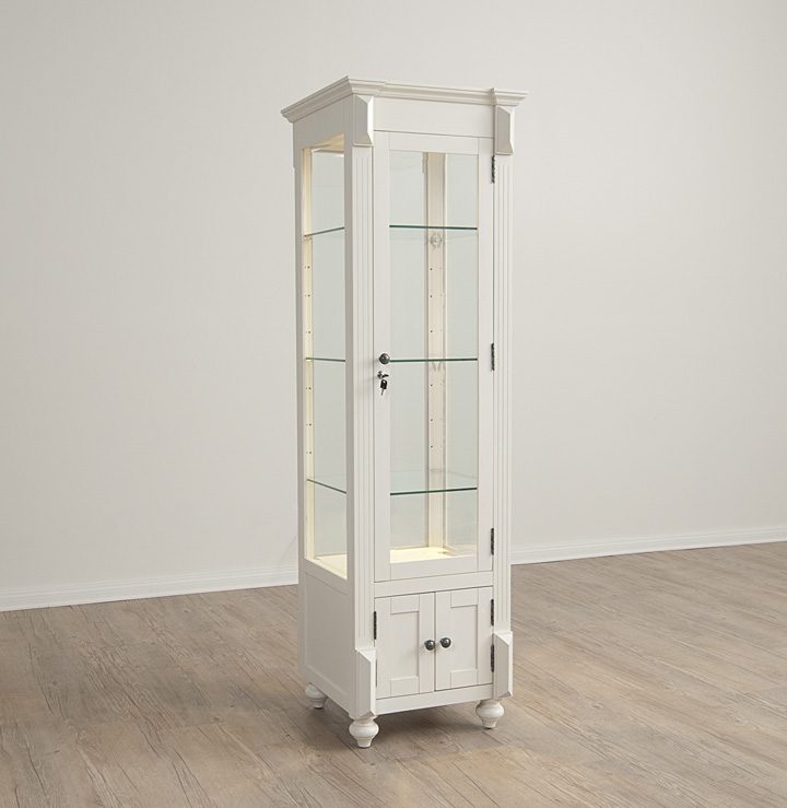 White Jewelry Display Case