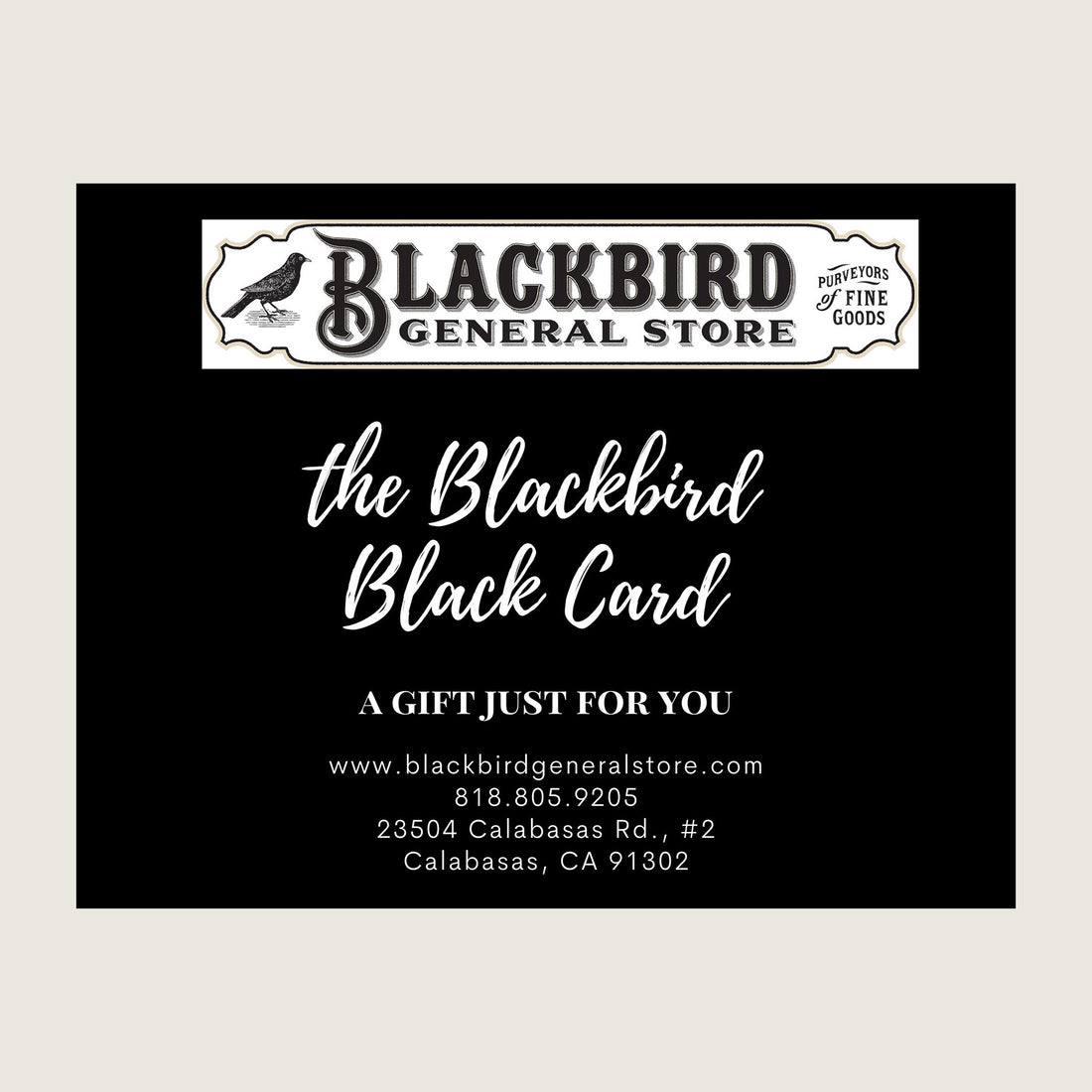 Gift Card - Blackbird General Store