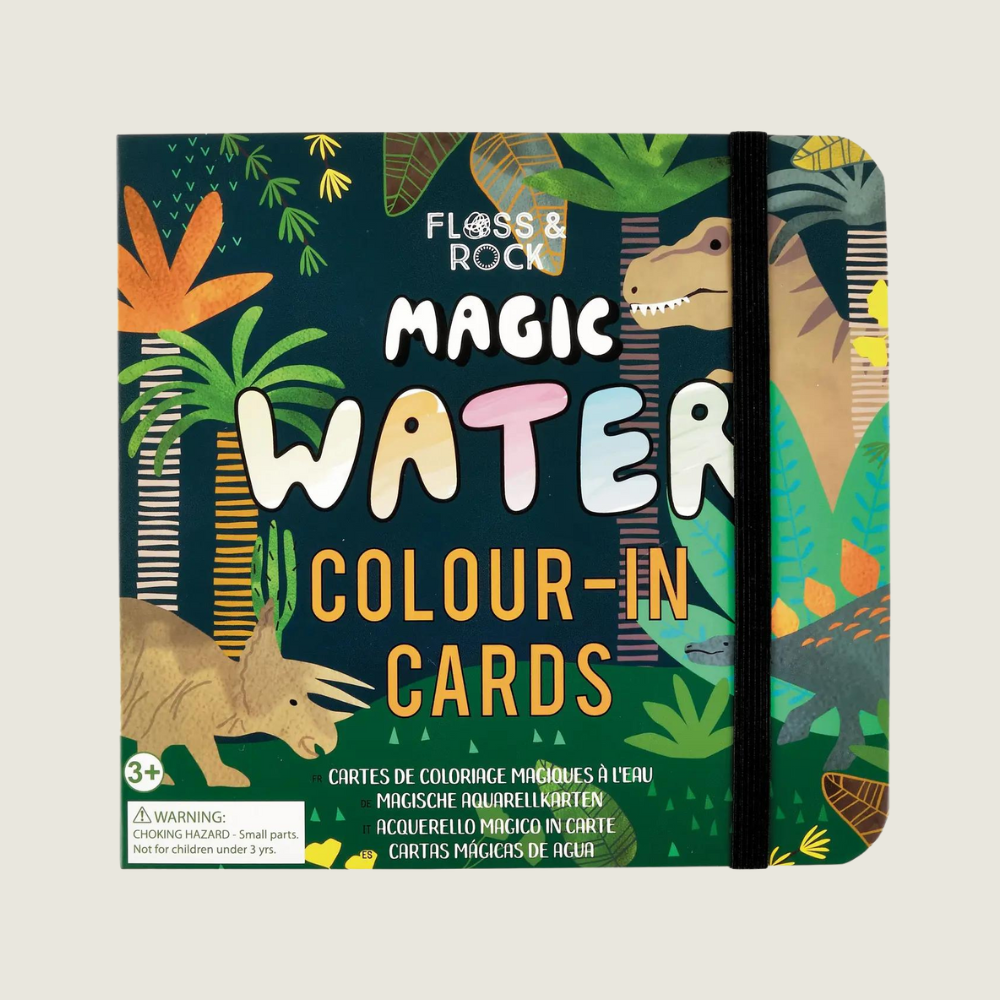 Dinosaur Magic Water Colour-in Cards - Blackbird General Store