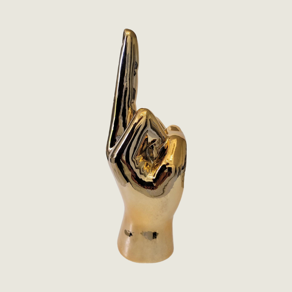 Bronze Middle Finger Sculpture - Blackbird General Store