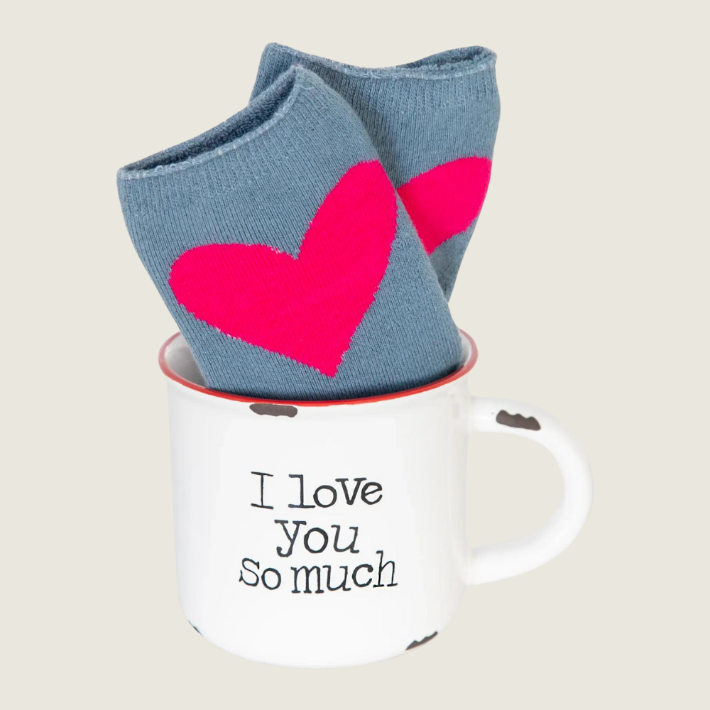 Love You Mug &amp; Socks Set - Blackbird General Store