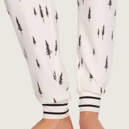 Ivory Trees Pajama Pants - Blackbird General Store