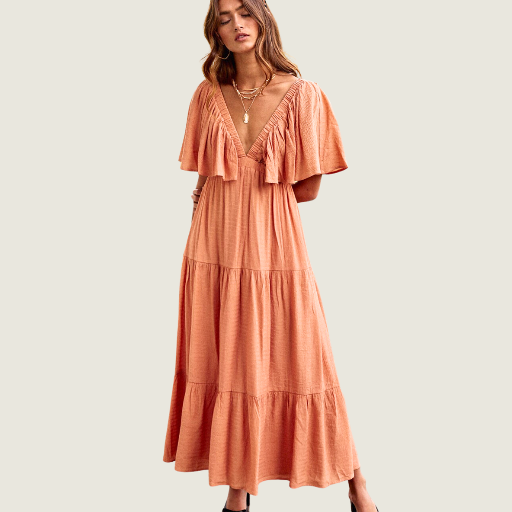 Apricot Maxi Dress - Blackbird General Store