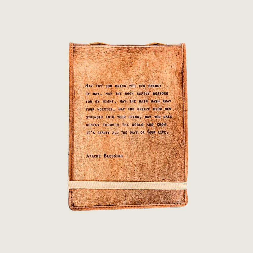 Apache Blessing Leather Journal - Blackbird General Store