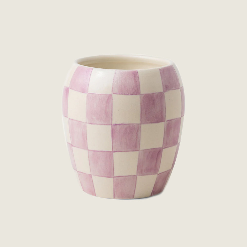 Lavender Mimosa Checkmate Candle - Blackbird General Store