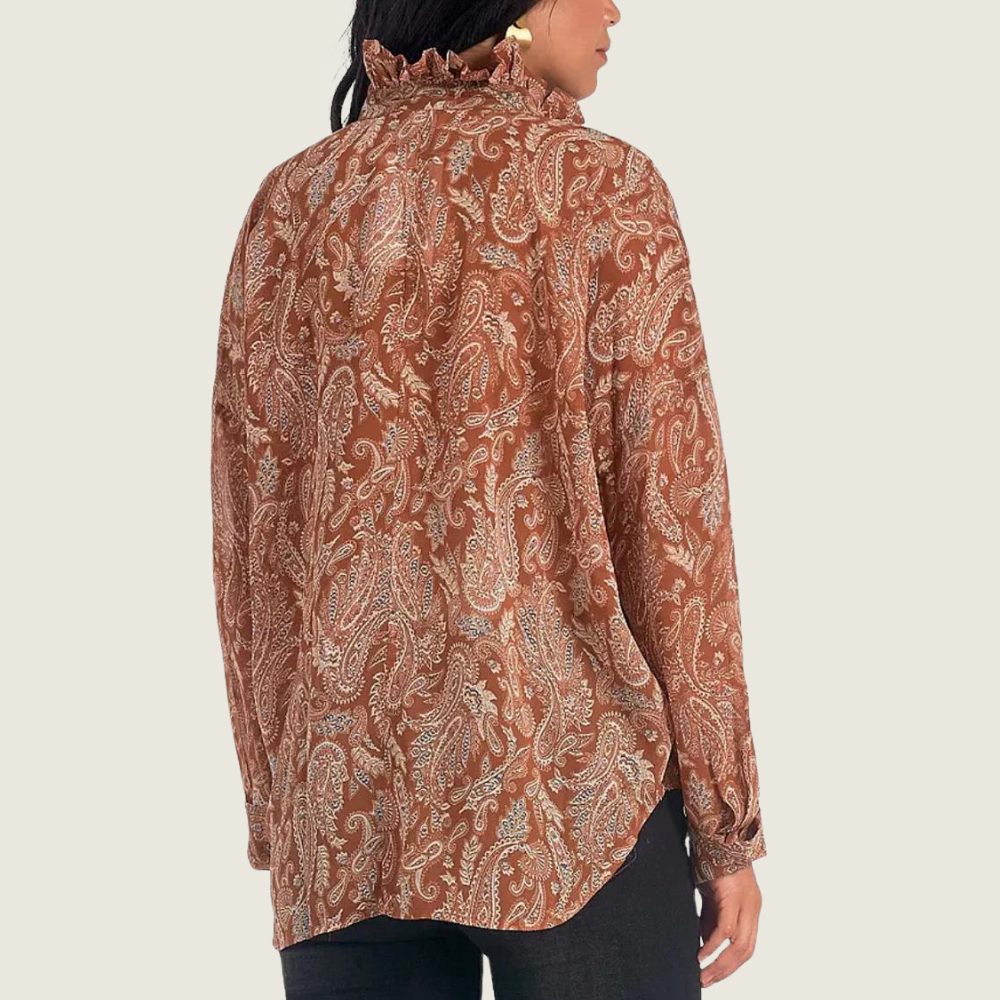 Curry Paisley Blouse - Blackbird General Store