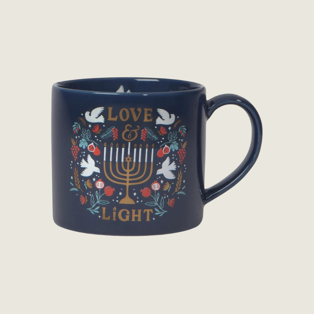 Love &amp; Light Hanukkah Mug - Blackbird General Store