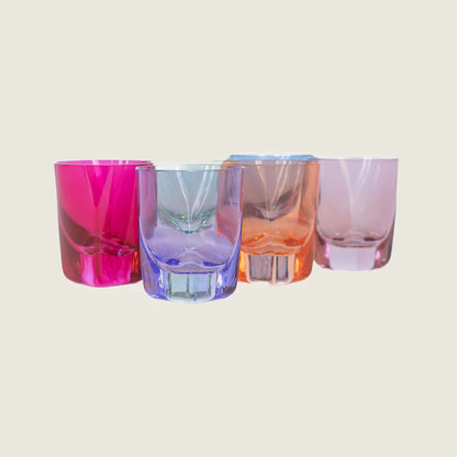 Mixed Color Shot Glasses | Set of 6 - Blackbird General Store