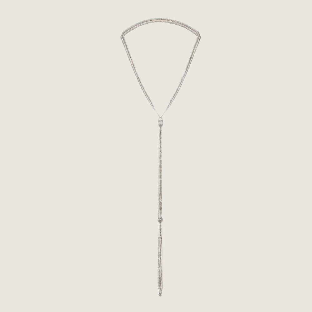 Mini Bowtie Necklace Silver/Platinum - Blackbird General Store