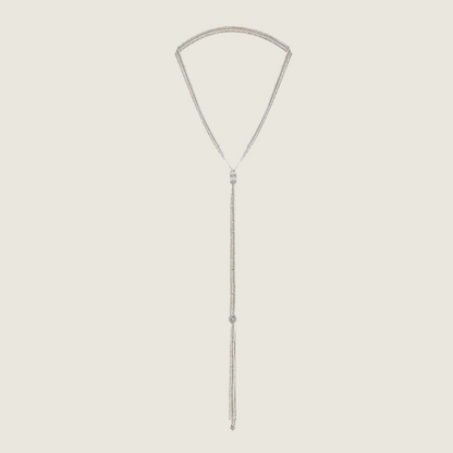 Mini Bowtie Necklace Silver/Platinum - Blackbird General Store