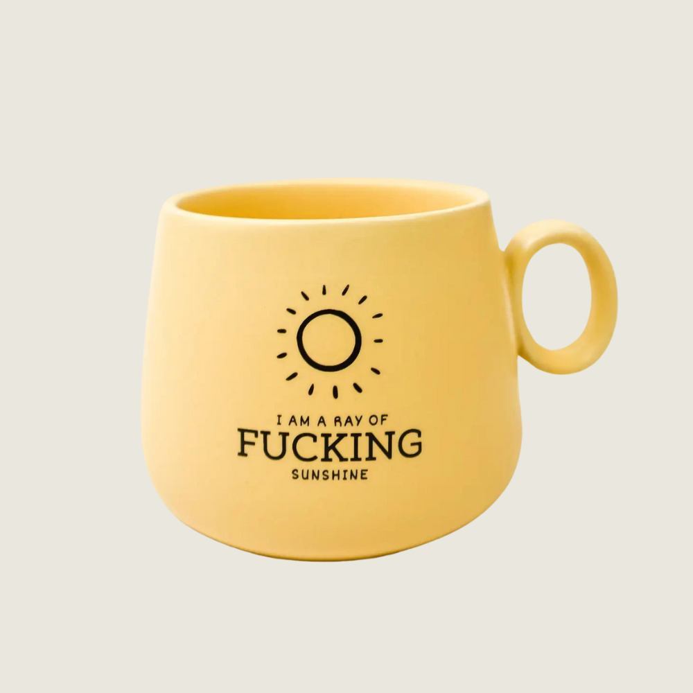 I Am A Ray of Fucking Sunshine Ceramic Mug - Blackbird General Store