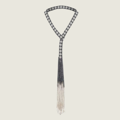Cintilla Necklace Silver/ Metallic Gray - Blackbird General Store