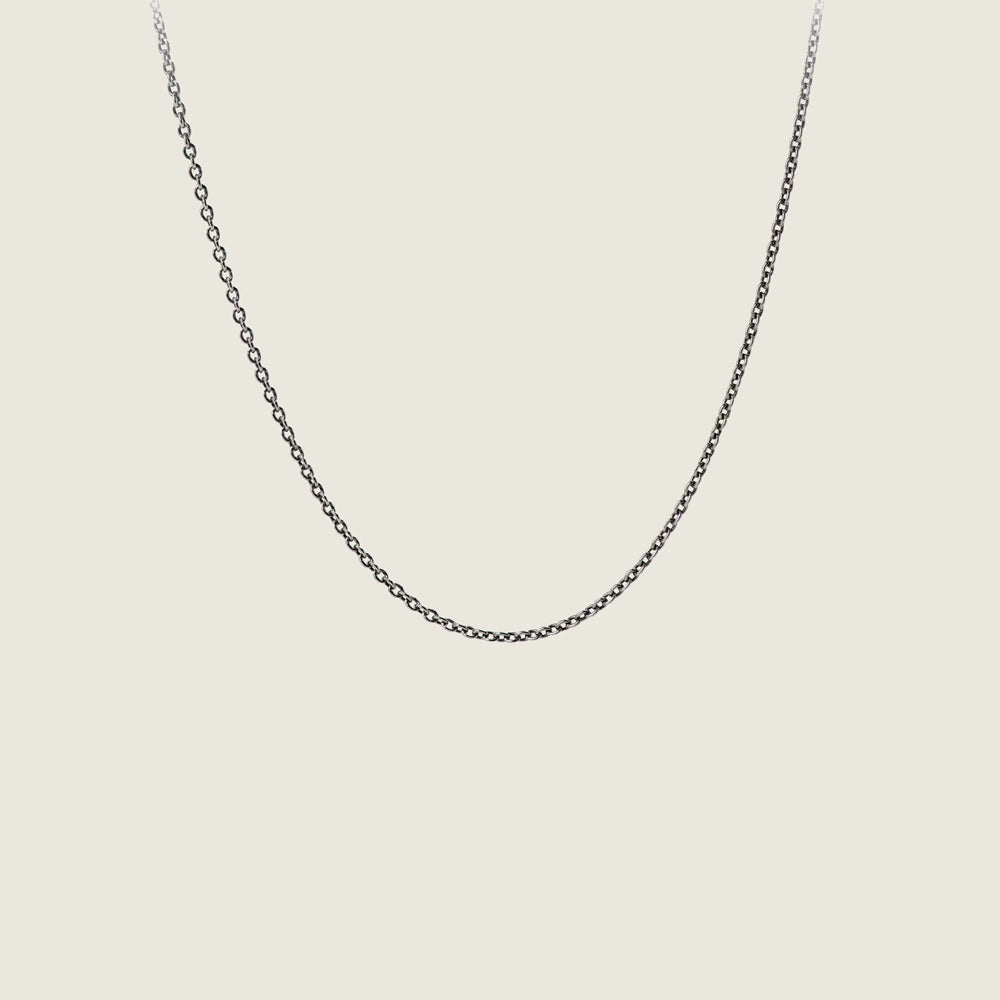Oxidized Cable Chain Necklace - Blackbird General Store