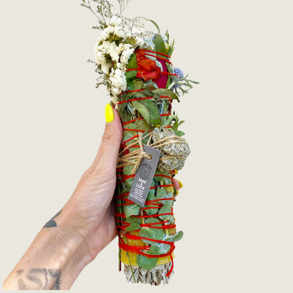 Sage and Luck Herbal Torch - Blackbird General Store