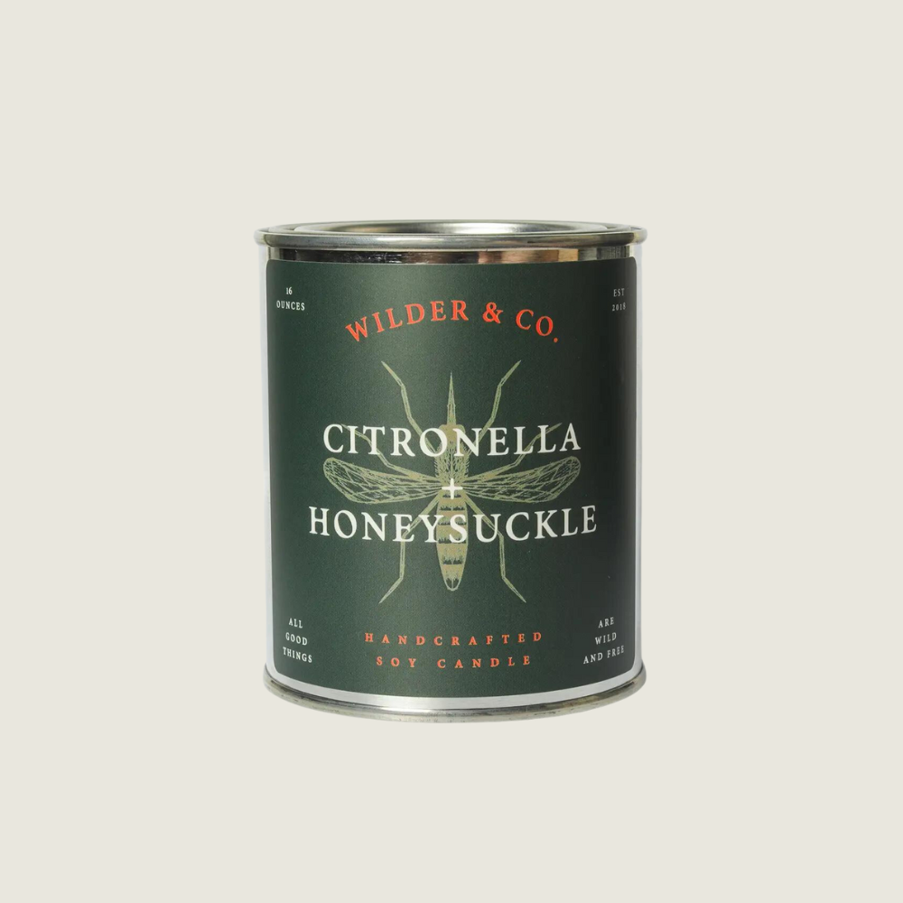 Citronella + Honeysuckle Outdoor Candle - Blackbird General Store