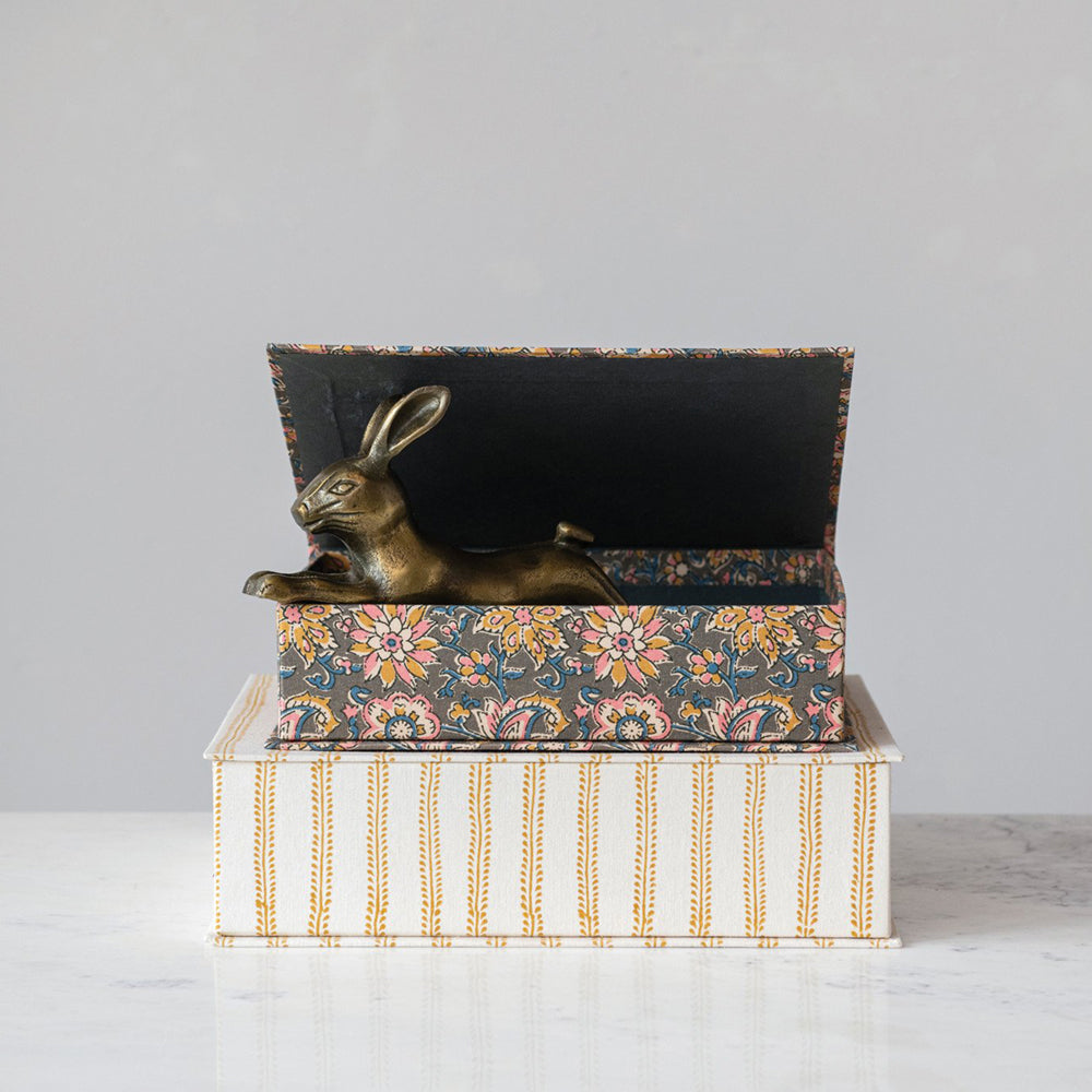 Fabric Covered Boxes - Blackbird General Store