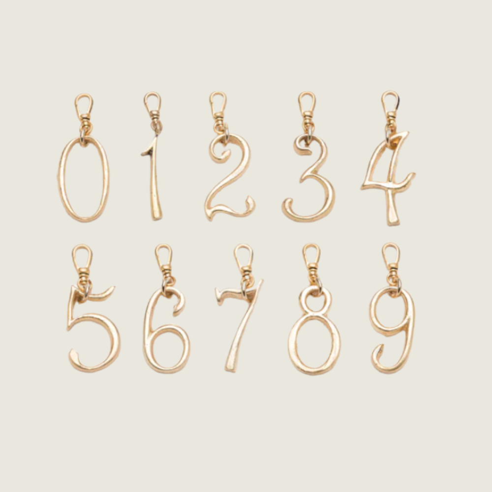 Plaza Number Charms - Small - Blackbird General Store