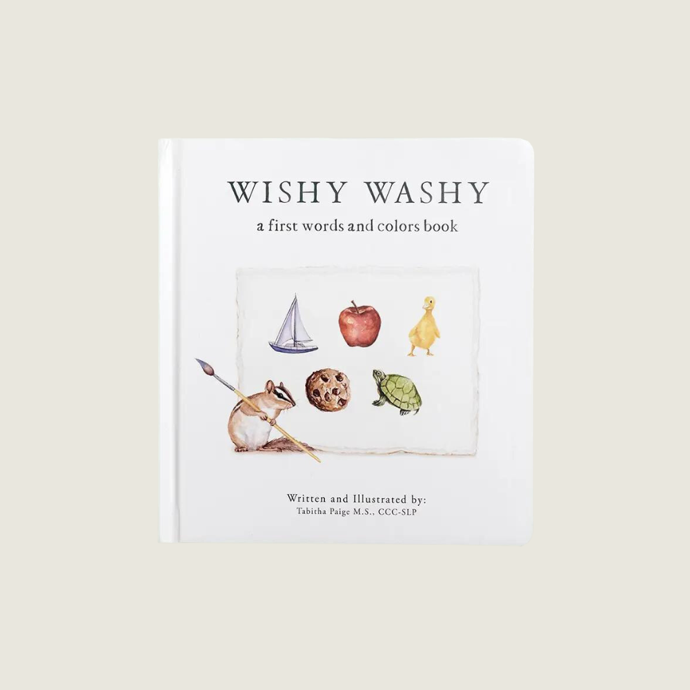 Wishy Washy: A Board Book of First Words and Colors - Blackbird General Store
