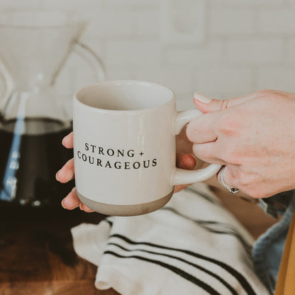 Strong + Courageous Coffee Mug - Blackbird General Store