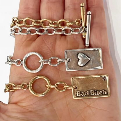 Bad Bitch Chain Bracelet - Gold - Blackbird General Store