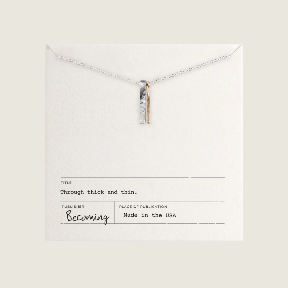 Through Thick &amp; Thin Necklace - Blackbird General Store