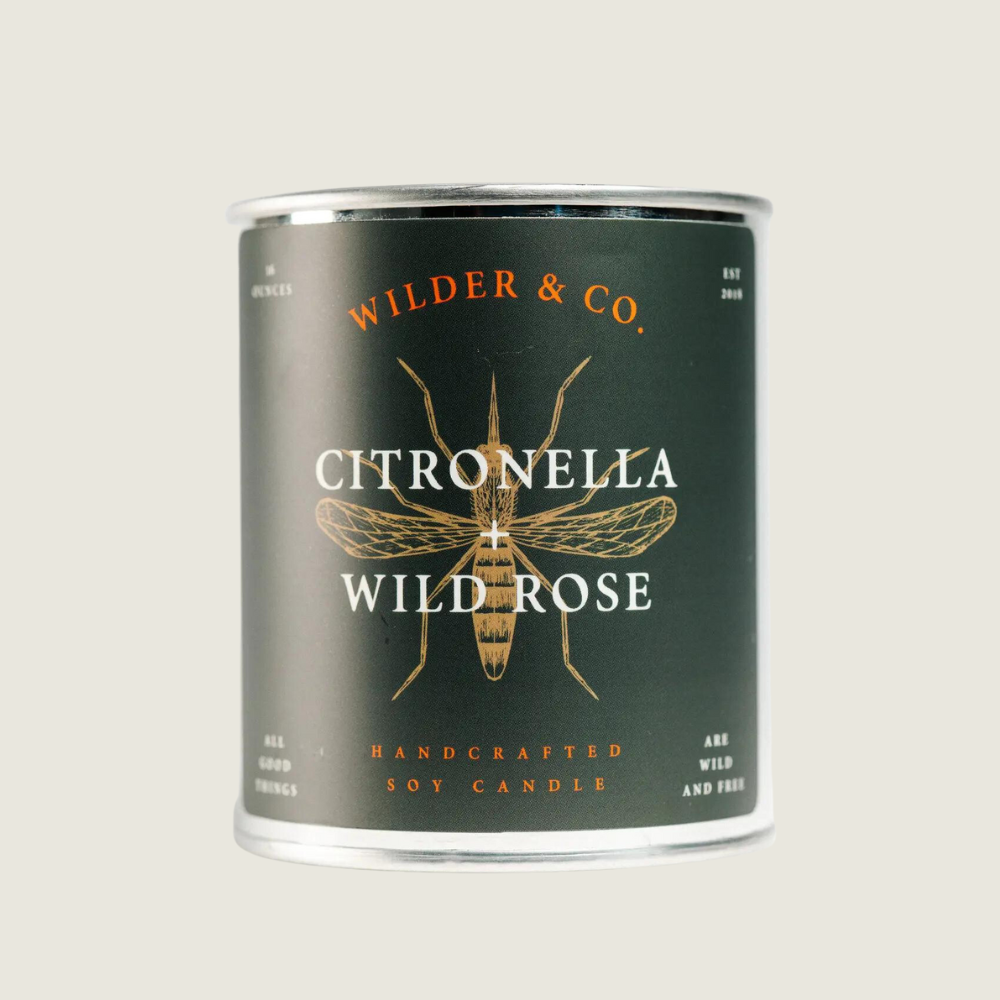 Citronella + Wild Rose Outdoor Candle - Blackbird General Store